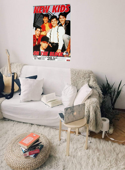 New Kids of The Block - Step by Step, Tour 1991 » Konzertplakat/Premium Poster | Live Konzert Verans