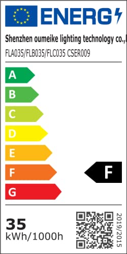MEIKEE LED-Strahler 35W (2 Stück) Warmweiss, Warmweiss