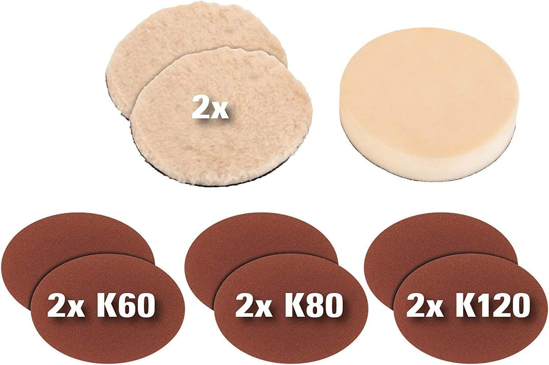 Einhell 2093264 Winkelpolierer CC-PO 1100/1 E (1.100 W, 1.000-3.500 min-1 Drehzahl, 180mm Scheiben-ø