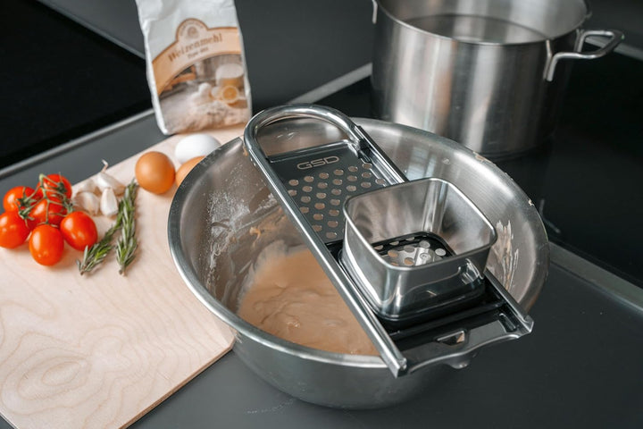 GSD Spätzle Hobel, Edelstahl, Grau, 23,5 cm, GSD_27 002