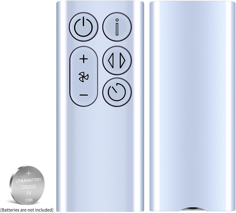 Neu Leafless Fan Fernbedienung Kompatibel mit Dyson BP01 Pure Cool Me-Luftreiniger Ventilator, Silbe