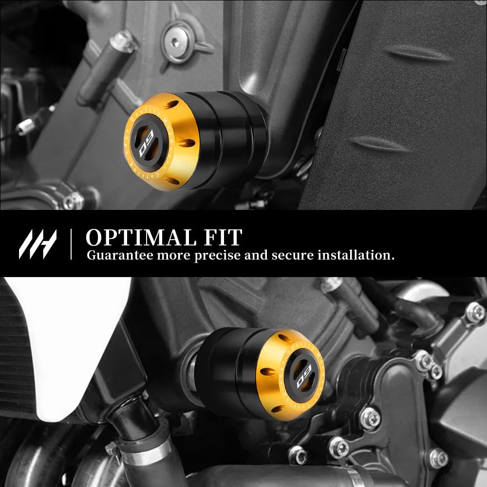 Motorrad Sturzschutz für MT-09 2013-2026 FZ-09 2013-2016 MT-09 SP 2018-2026 Rahmen-Schutz Kipp-Schut