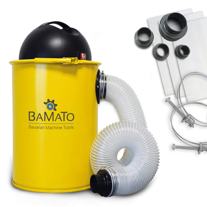 BAMATO AB-110 inkl. Adapter Set Absauganlage, 230 V, XXL-Lieferumfang