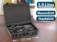 Xcase Kamerakoffer wasserdicht: Staub- und wasserdichter Koffer, 33 x 28 x 12 cm, IP67 (Hartschalenk