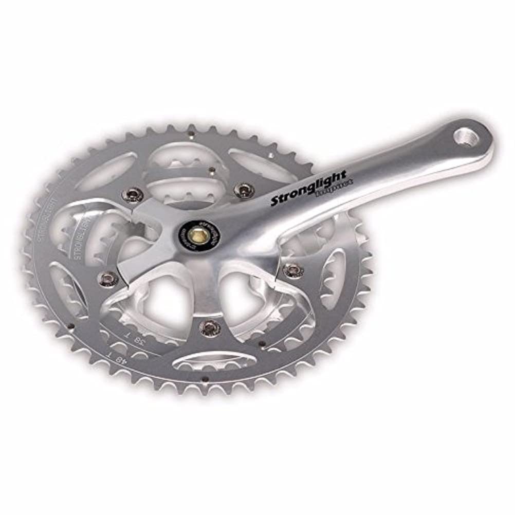 Stronglight Unisex – Erwachsene Impact Kettenradgarnitur, Silber, Einheitsgrösse