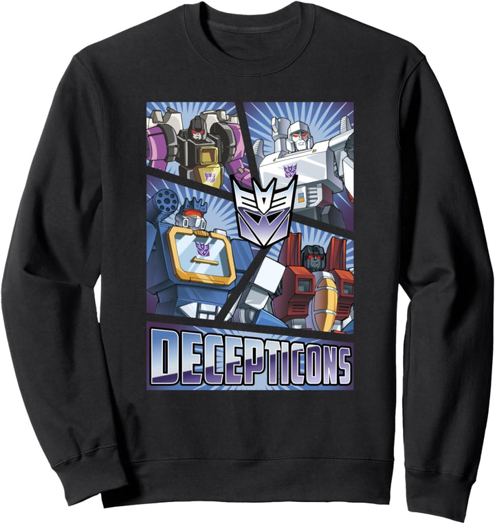 Transformers Decepticons Cut Up Panels Sweatshirt