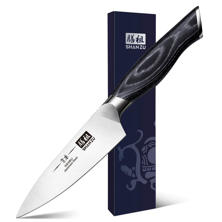 SHAN ZU Schälmesser Obstmesser Gemüsemesser Scharfe Profi Kochmesser Küchemesser Messer Klein aus Ho