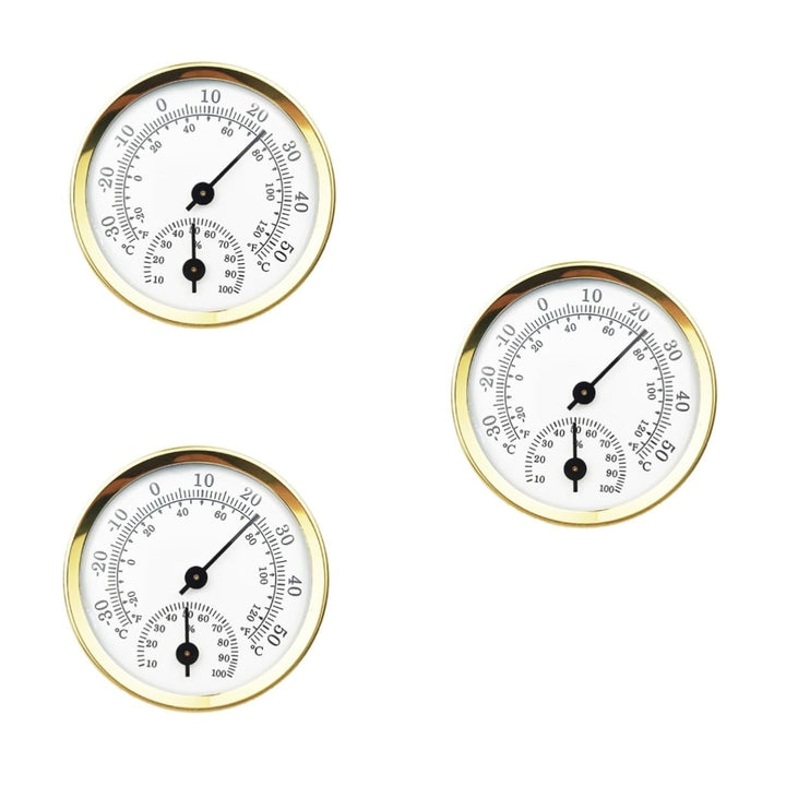Supvox 3st Analoger Hygrothermograph Mini-hygrothermograph Feuchtigkeit Temperaturmesser Analoger Fe