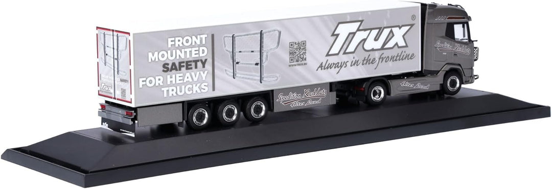Herpa LKW Modell DAF XG Kühlkoffer-Sattelzug Sven Raddatz/TRUX (Niedersachsen/Jork), Miniatur im Mas