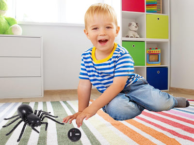 MalPlay Ferngesteuerte RC Riesige Spinne Fernbedienung Halloween Spielzeug Kinder ab 6 Jahren