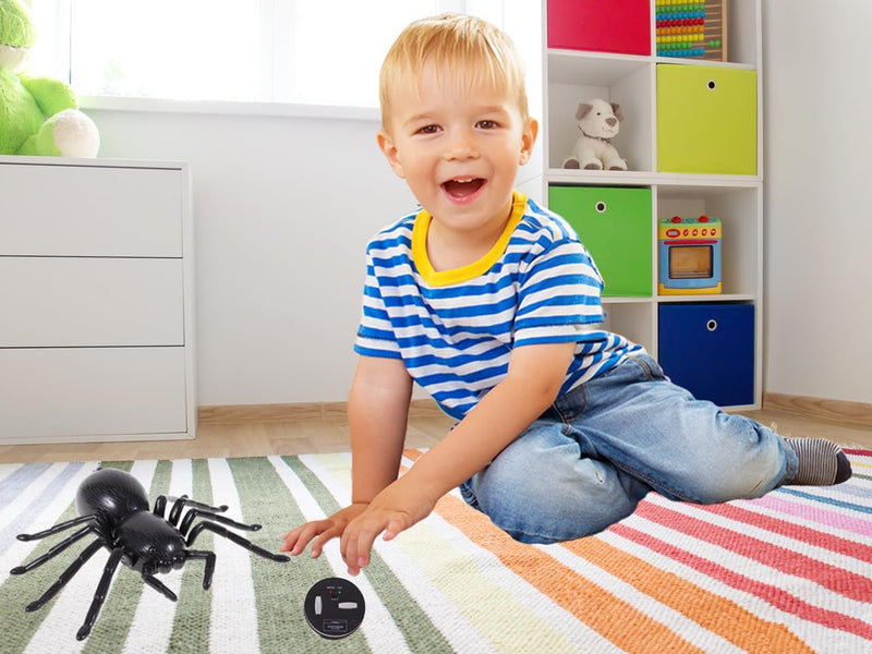 MalPlay Ferngesteuerte RC Riesige Spinne Fernbedienung Halloween Spielzeug Kinder ab 6 Jahren