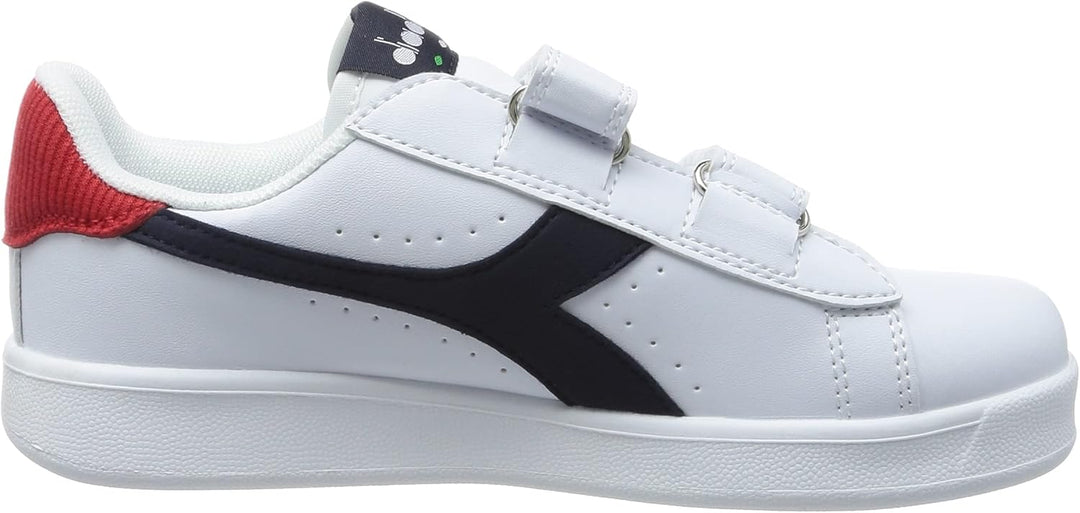 Diadora Unisex Kinder Game P Ace Ps Gymnastikschuh 34 EU White Peacoat, 34 EU White Peacoat