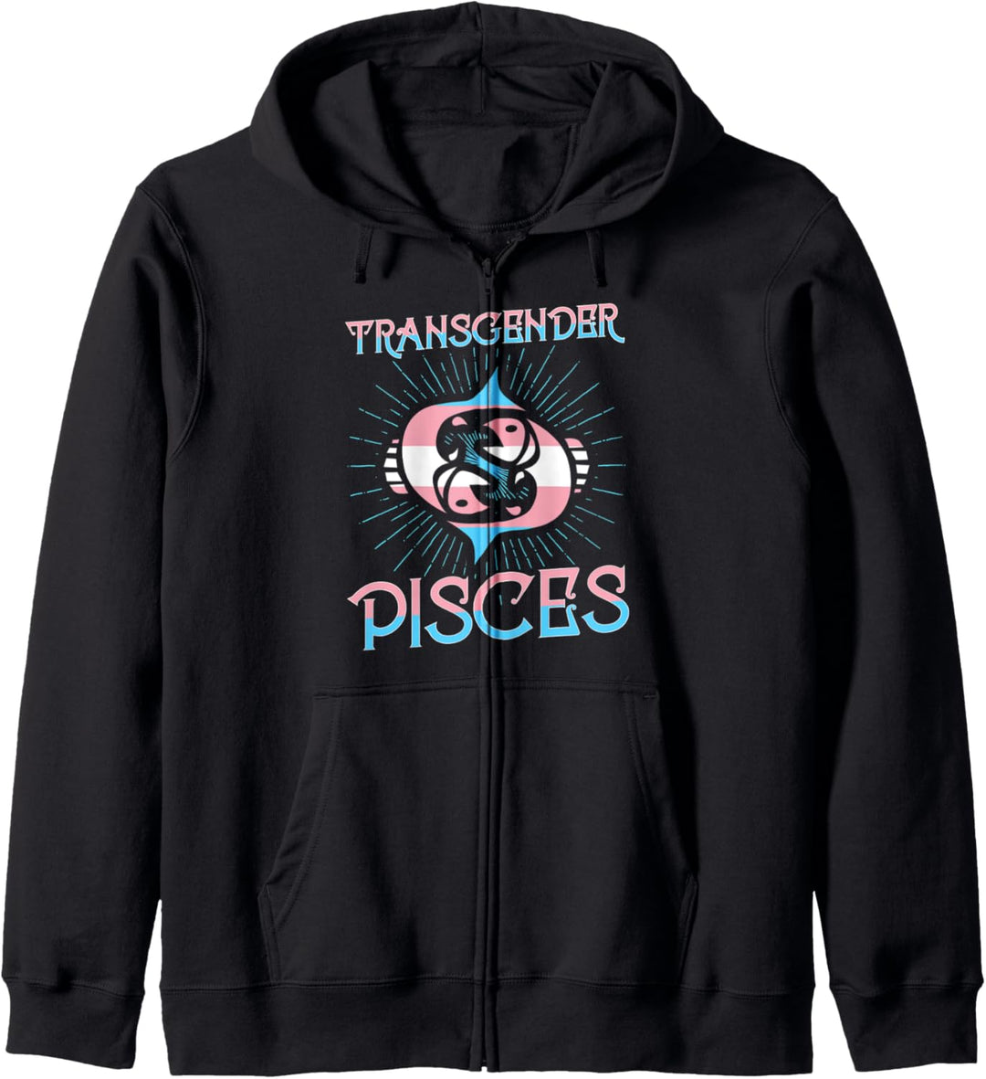 Sternzeichen Transgender Fische Trans Horoskop LGBTQ Pride Kapuzenjacke
