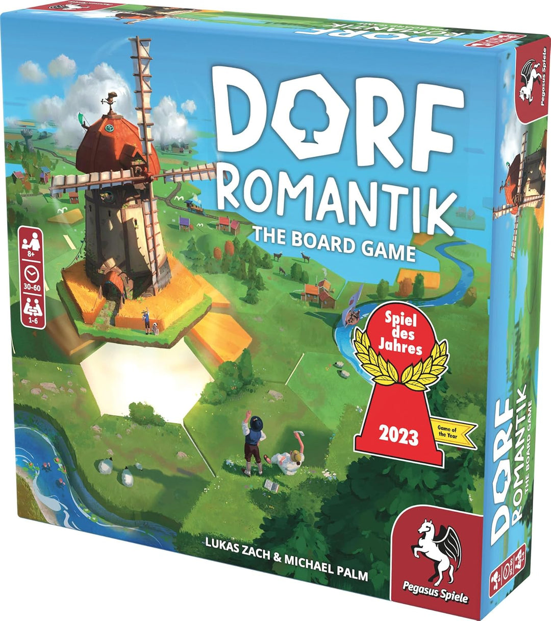 Pegasus Spiele 51240E Dorfomantik - The Board Game Board Games (English Version), 1-6 Players, ‎Mult