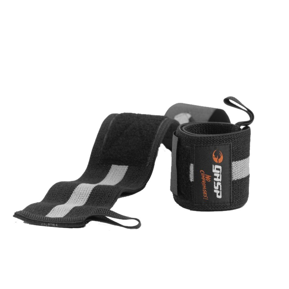 GASP Herren 1rm Wrist Wraps Black/Grey 1RM Wrist Wraps, Black/Grey 1RM Wrist Wraps