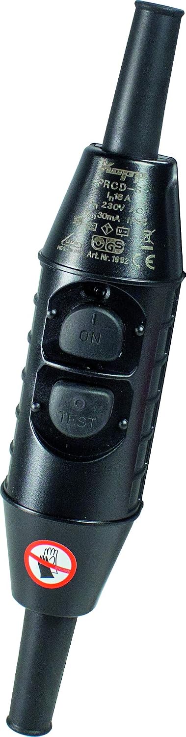 as - Schwabe PRCD-S Personenschutz-Zwischenschalter – Fehlerstromschutz-Schalter nach BGI 608 zur Ka