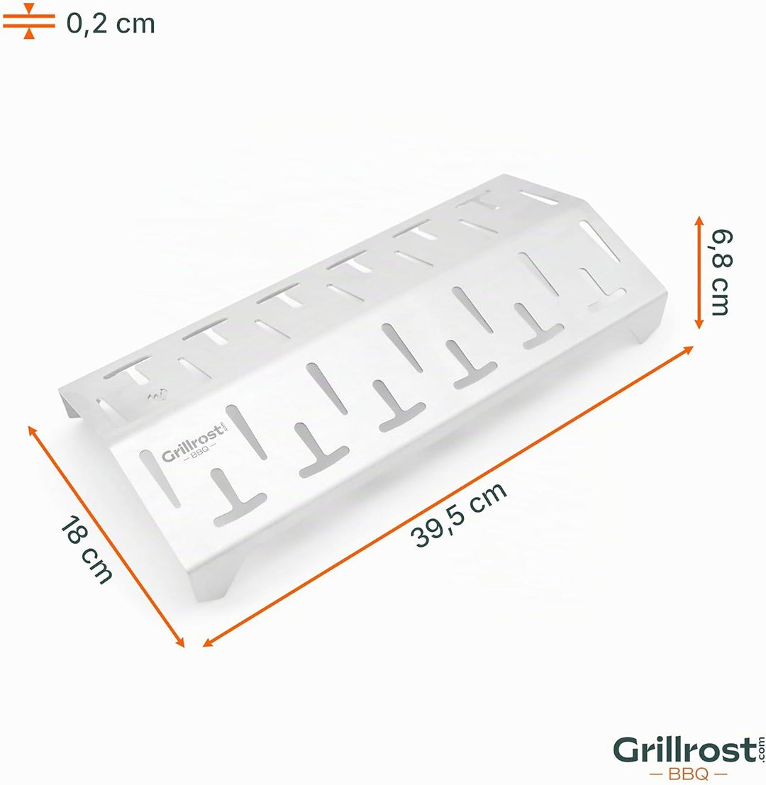 Grillrost.com Das Original Aromaschiene passend für Otto Wilde G32 - Gleichmässigere Wärmeverteilung
