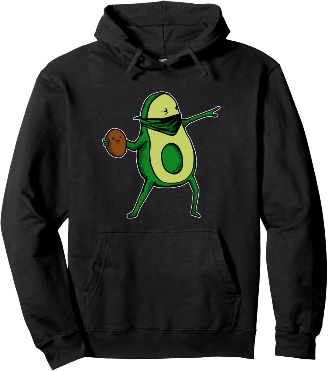 Avocado Bansky Kern Geschenk Pullover Hoodie