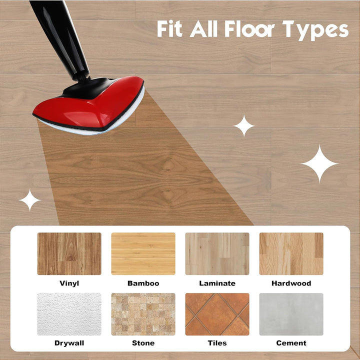 LTWHOME Ersatz Mikrofaser Mop Pads Passend für Dirt Devil 318022 M318 Vacuum Cleaner (6 Stück)