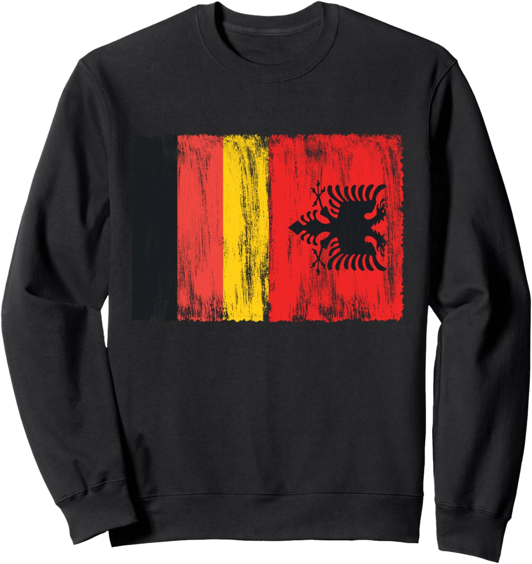 Deutschland & Albanien Albanisch Flagge Flaggen Sweatshirt