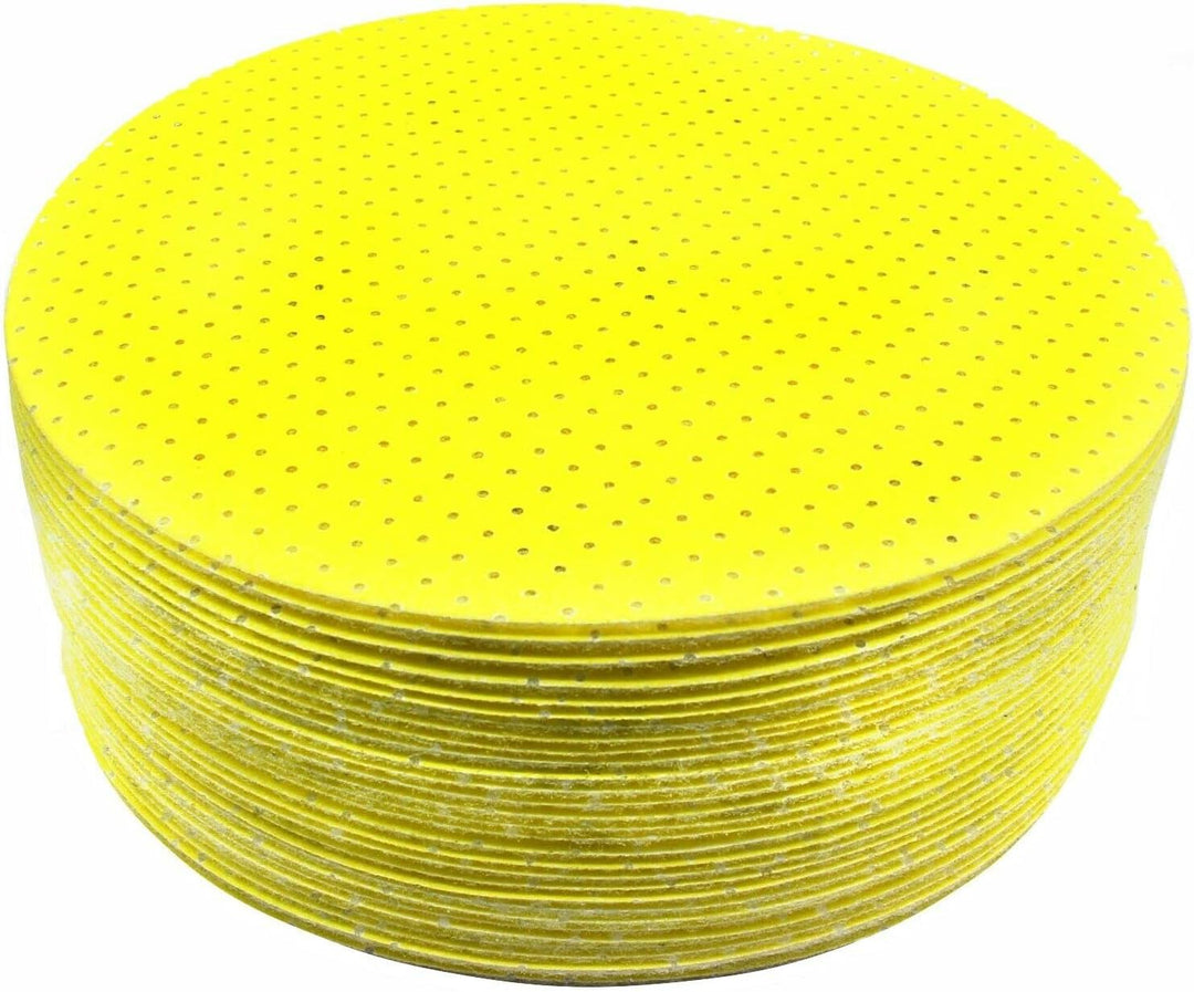 25 Stück Schleifscheiben 225 mm GELB Körnung 60 selbsthaftend Schleifblätter Schleifpapier Schleifpa