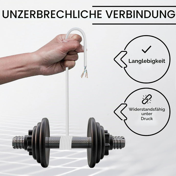 Mr. Tronic 305m Ethernet Netzwerkkabel Cat 6, LAN Netzwerkkabel Für Schnelle &amp; Zuverlässige Internet