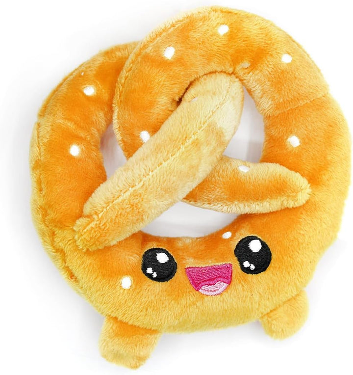 Joy Toy - Yummies Together Brezel und Bier - 2 Plüsch 15 cm in Take Away Plüsch Tasche 21x21 cm Brez