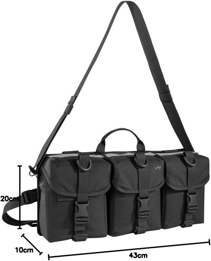 Tasmanian Tiger Taktischer Behälter aus Cordura, für Vordersitz, Tacvec Container Schwarz, Schwarz