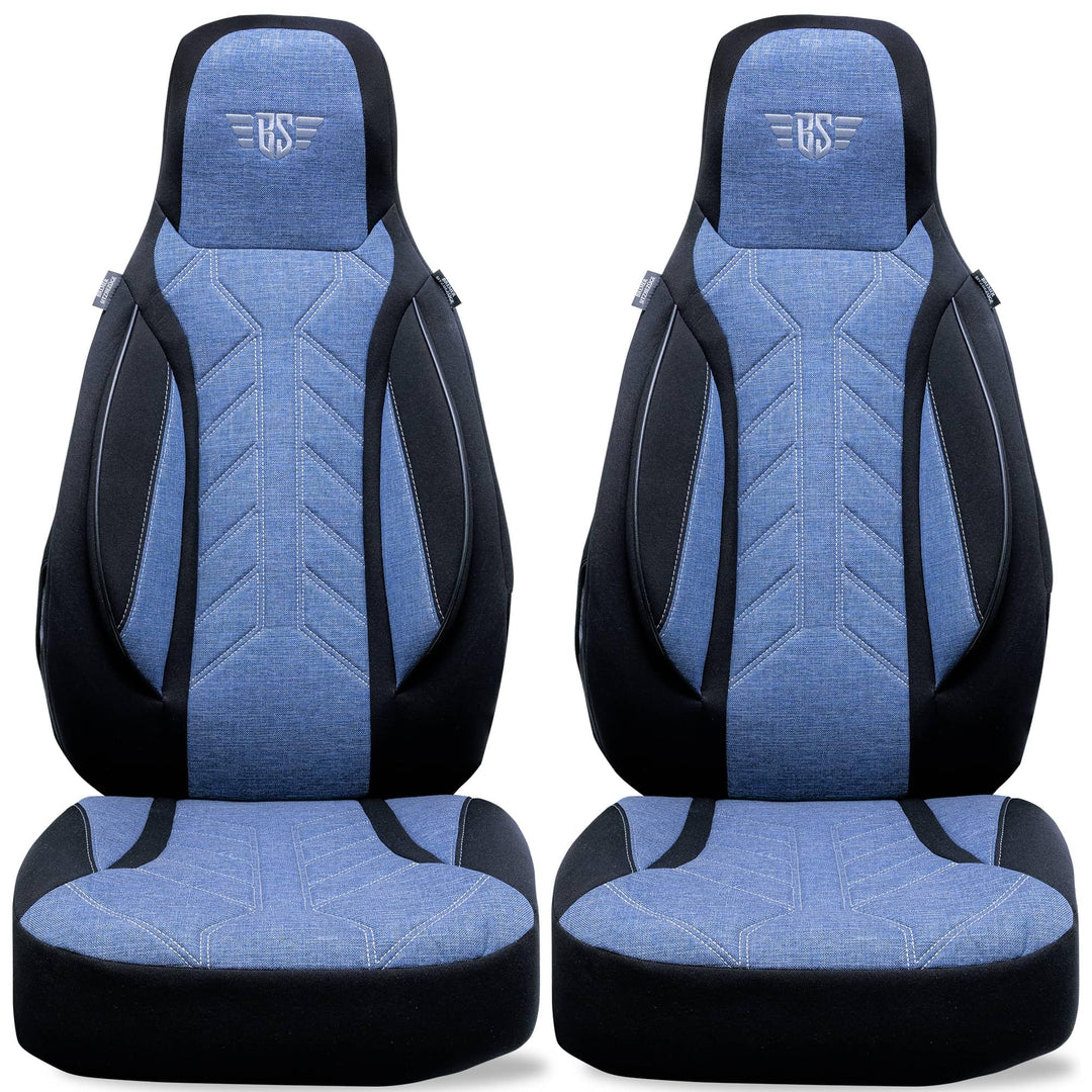 BREMER SITZBEZÜGE Mass Sitzbezüge Schonbezüge für Skoda Octavia 1 Typ 1U PLKT206 PLKT206 - Schwarz/B