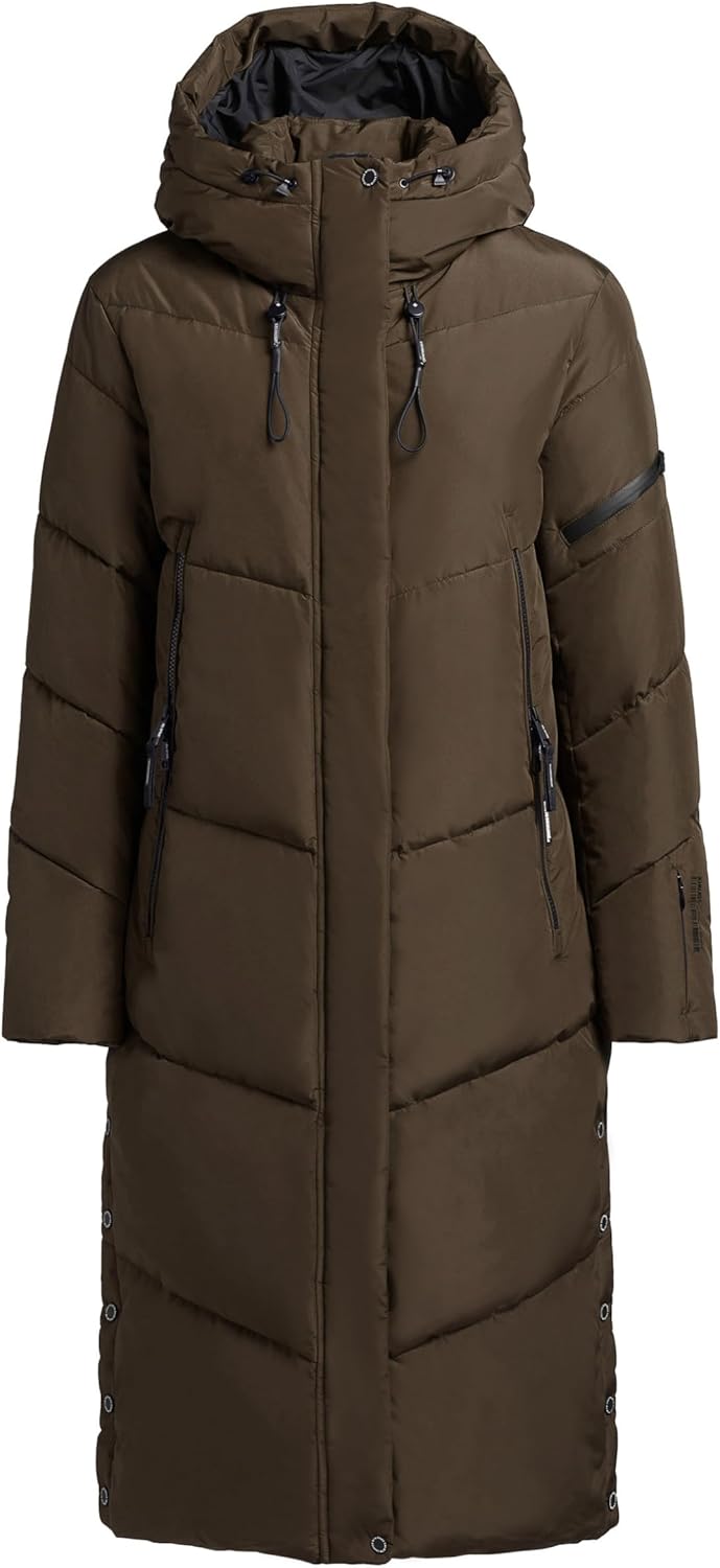 khujo Damen Steppmantel Sonje 5 XS Ran-gre Braun, XS Ran-gre Braun