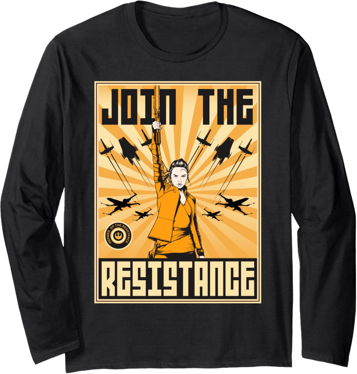 Star Wars Last Jedi Constructivist Poster Langarmshirt