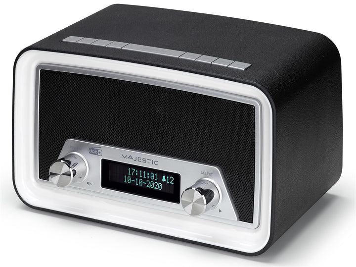 Radiowecker (Dab-842n) Schwarz Digital Am-FM Dab