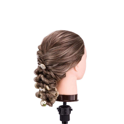 Trainingsköpfe 100% von dem Hochtemperaturfaser Haar Hairdressing Cosmetology Mannequin Frisierkopf
