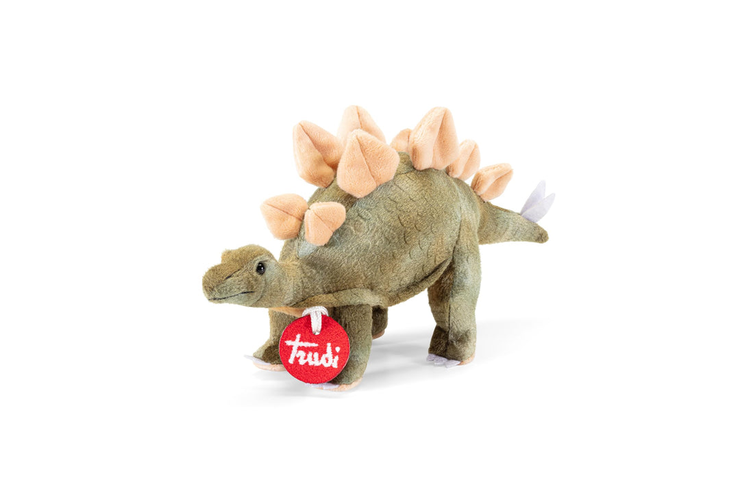 Trudi Stegosaurus Plüsch-Dinosaurier, Geschenk zum Geburtstag und Weihnachten | 24X13X8cm Grosse XS