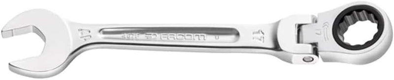 Facom 467BF.12 Maulschlüssel mit Ratsche, metrisch, silber, 12 mm, 12 mm