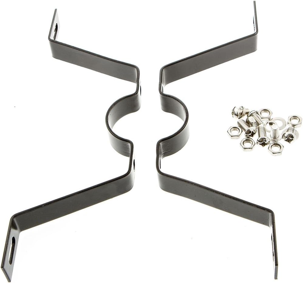 Sterling MB23BK Mississippi Briefkastenständer aus Stahl, Schwarz, Large Schwarz US Stand, Schwarz U