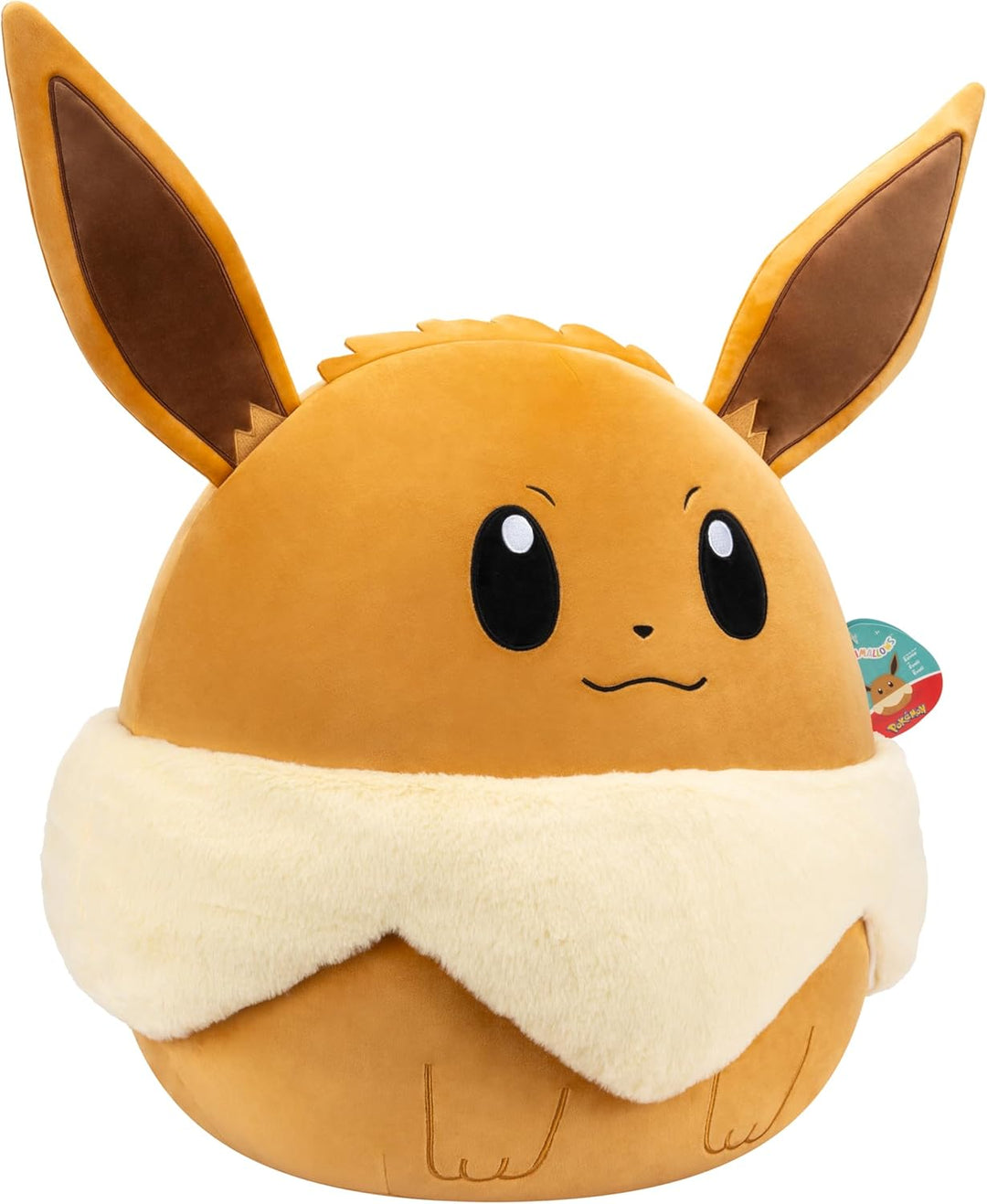 Squishmallows Pokémon x SQPK00095 - Evoli 50 cm, offizielles Pokémon, superweiches Kuscheltier