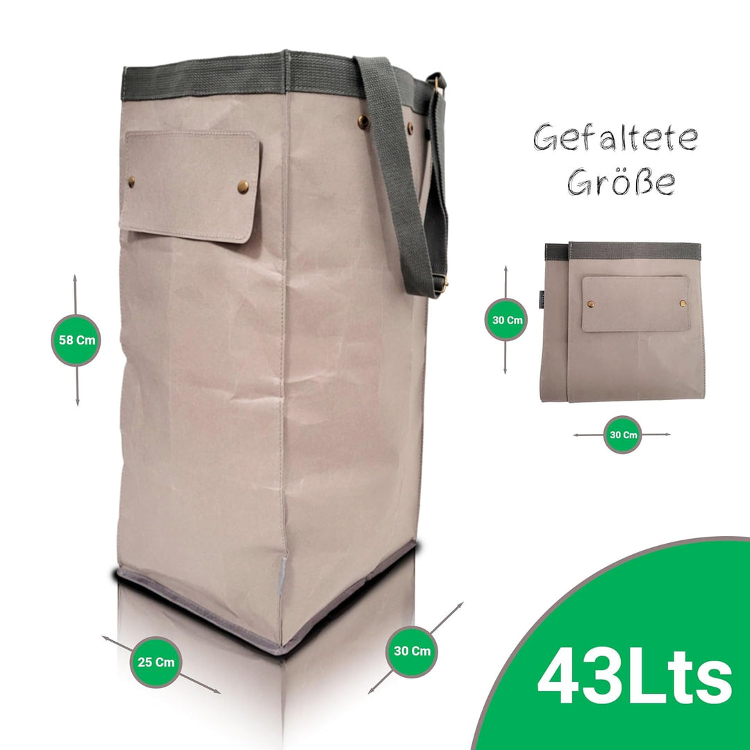 Nyika - Pfandflaschen Tasche - Wäschetasche - Leergutbehälter für Pfandflaschen - Altpapier Sammelbe