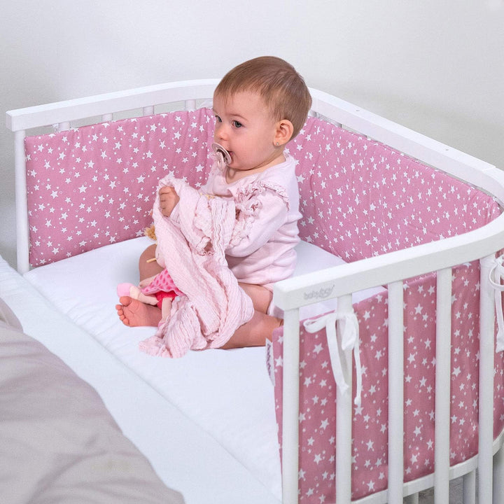 babybay Jersey Spannbetttuch Deluxe Doppelpack passend für Modell Original, weiss Weiss 2 Stück 100%