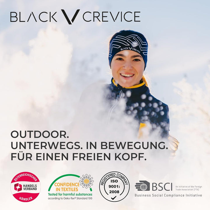 Black Crevice Skihelm Calgary I Skihelm mit Visier im Pilotenstyle I Skihelm Herren &amp; Damen I Skihel