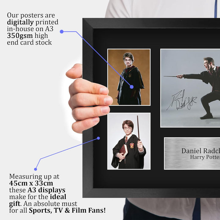 HWC Trading FR A3 Daniel Radcliffe Harry Potter Geschenke Gedruckt, Signiert Autogramm Bild Display