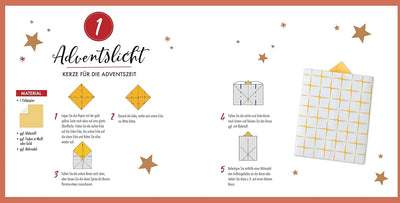 Origami Adventskalender: 24 zauberhafte Faltanleitungen inklusive Origami-Papier, Taschenbuch
