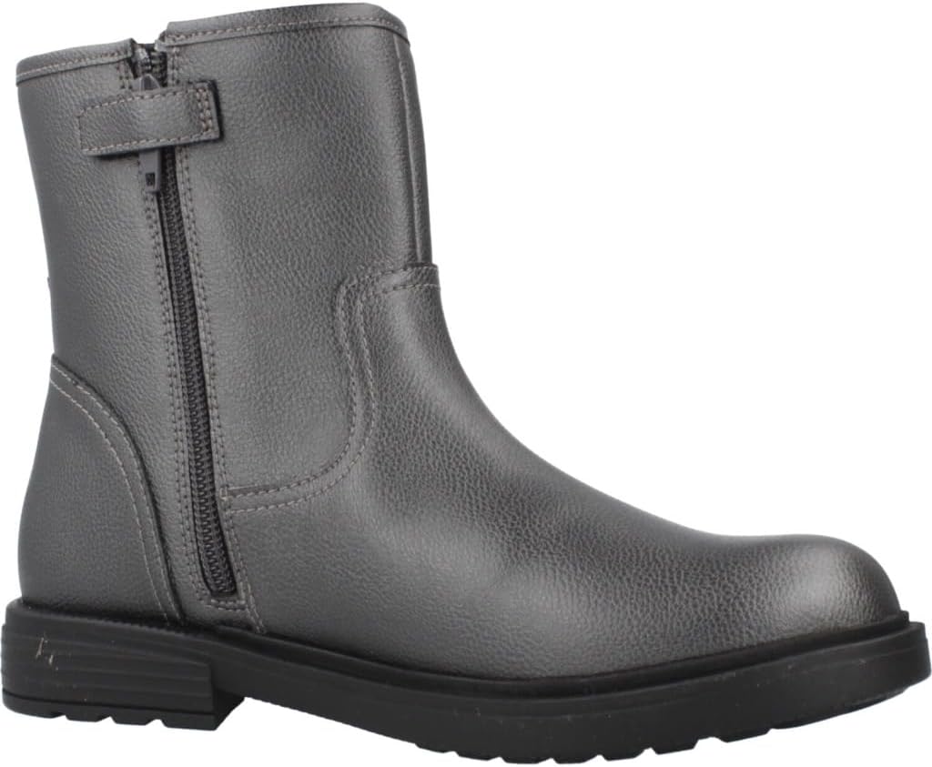 Geox J Eclair Girl B Damen Biker Boots 30 EU Gun, 30 EU Gun