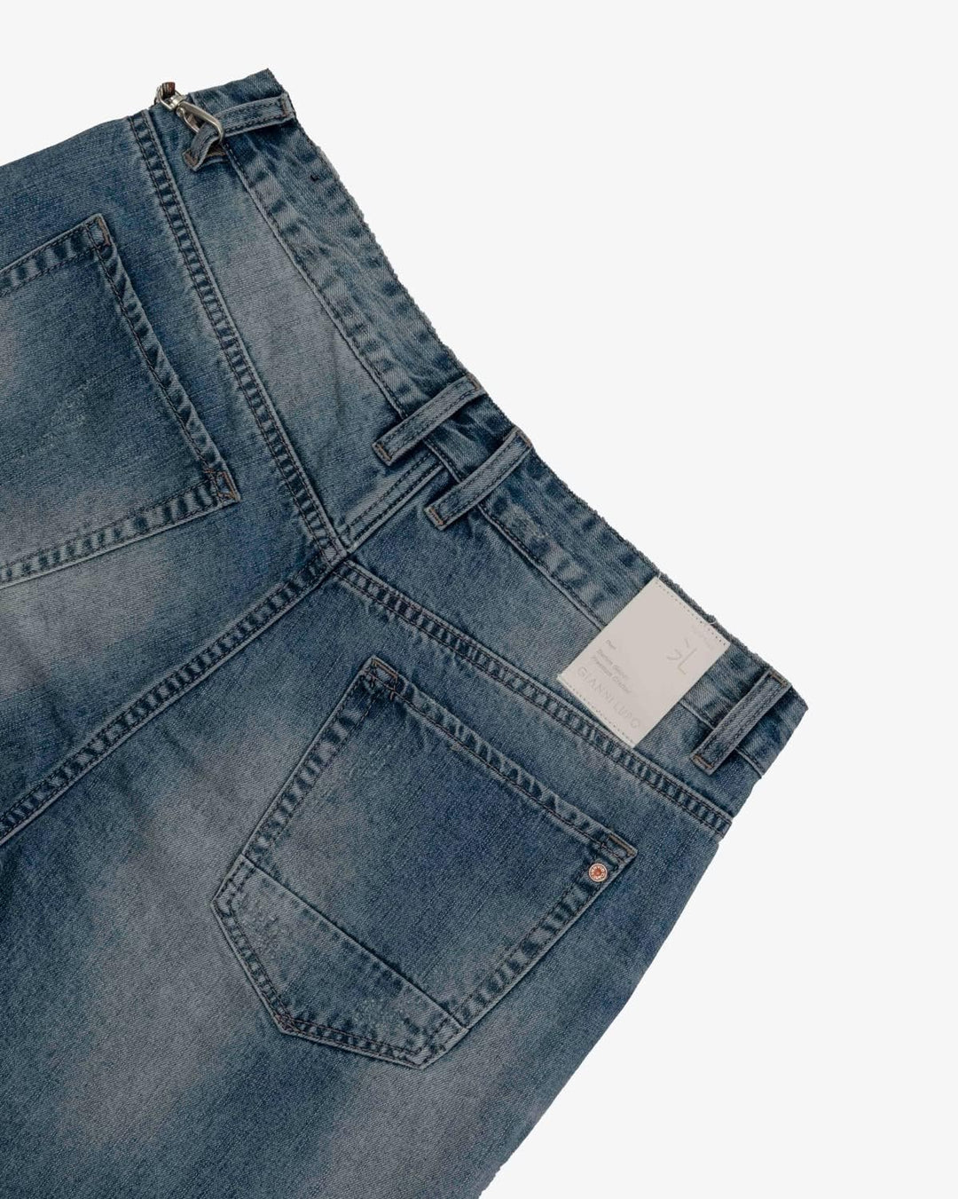 Gianni Lupo Herren Gl813y Jeans-Shorts, Denim, 52