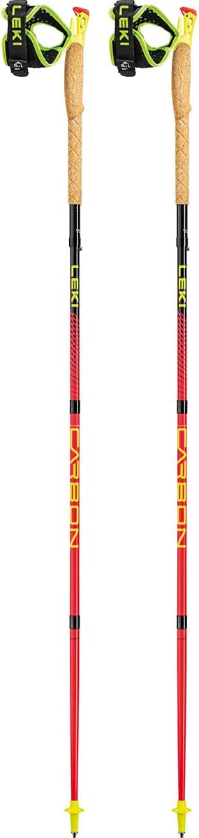 LEKI Ultratrail FX.One Trailrunningstöcke 125CM bright red-black-neonyellow, 125CM bright red-black-