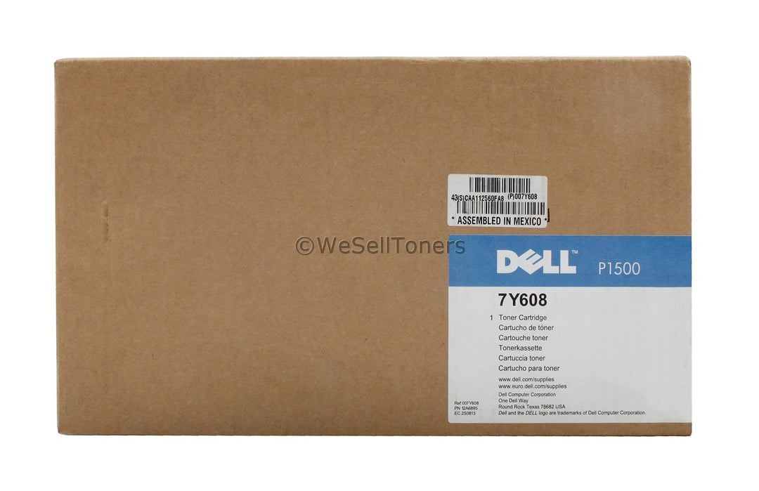 Dell 7Y608 Standard Capacity Toner Cartridge für P1500 Laser Printer, Use and Return, 3000 Seiten, s