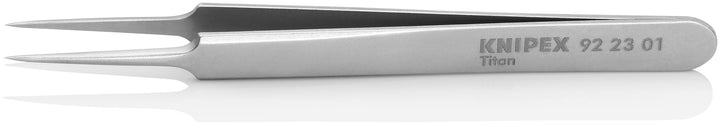 KNIPEX Titanpinzette Mattiert Glatt 110 mm, 92 23 01