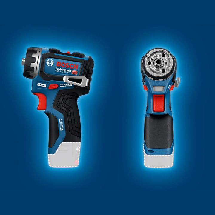 Bosch PRO 18V System Akku-Bohrschrauber GSR12V-32FC (inkl. GFA 12-M, GFA 12-X, GFA 12-E, GFA 12-W, G