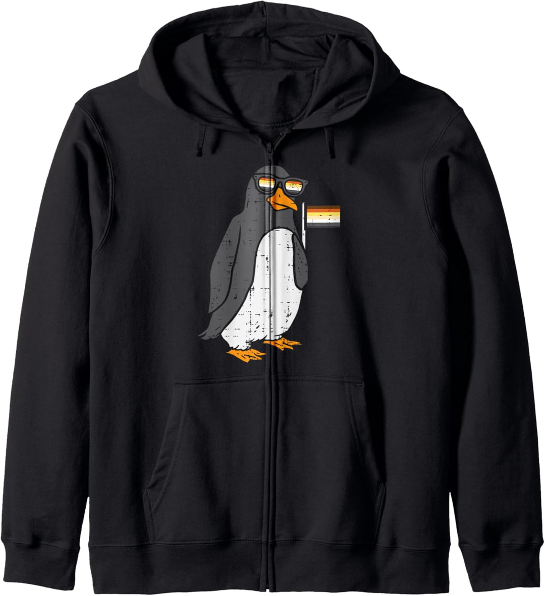 Penguin Animal LGBTQ Gay Bear Flag Gay Pride Men Kapuzenjacke