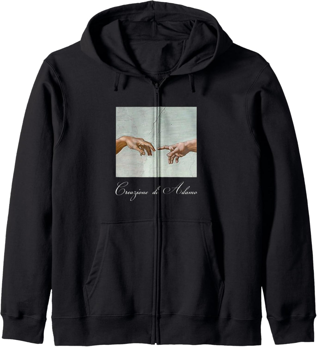 MichelAngelo - Creation of Adam - Creazione di Adamo - Kunst Kapuzenjacke